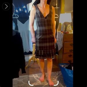 Bebe plaid dress